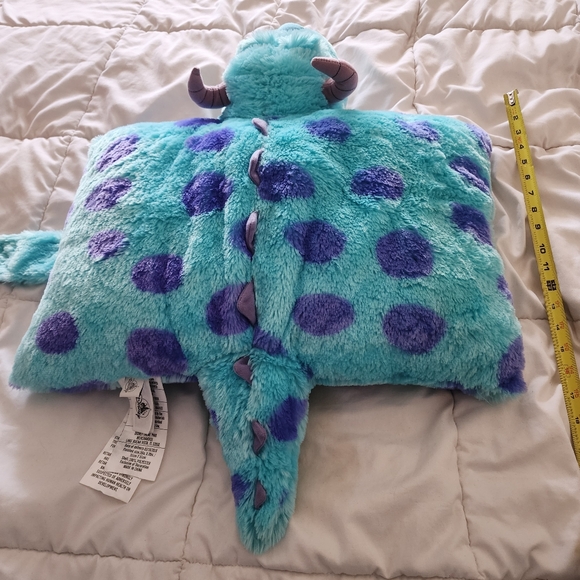 Disney Pixar Sulley Pillow, Monsters Inc. Stuffed Animal - Picture 8 of 9